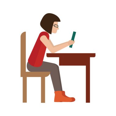 Renk vektörü insanlar konsepti çizimi