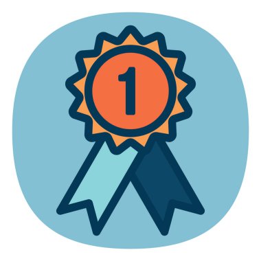 çizgi film uygulama simgesi, vektör illüstrasyonu