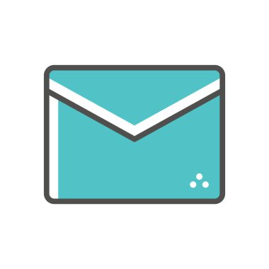 zarf e- posta simgesi vektör illüstrasyon grafik tasarımı