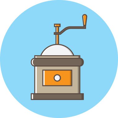 kahve makinesi ikon vektör illüstrasyonu