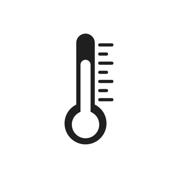 Thermometer Gestileerde Vector Illustratie — Stockvector