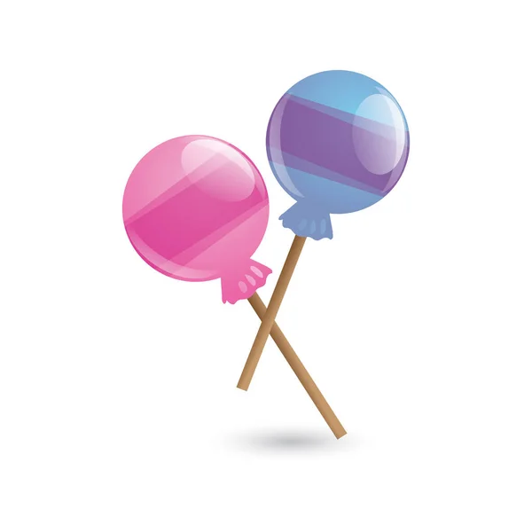 Lollipops Design Vector Illustration — Stock Vector