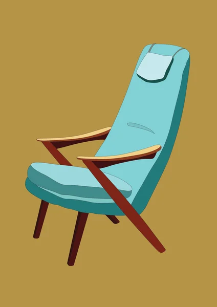 Chaise Illustration Vectorielle Stylisée — Image vectorielle