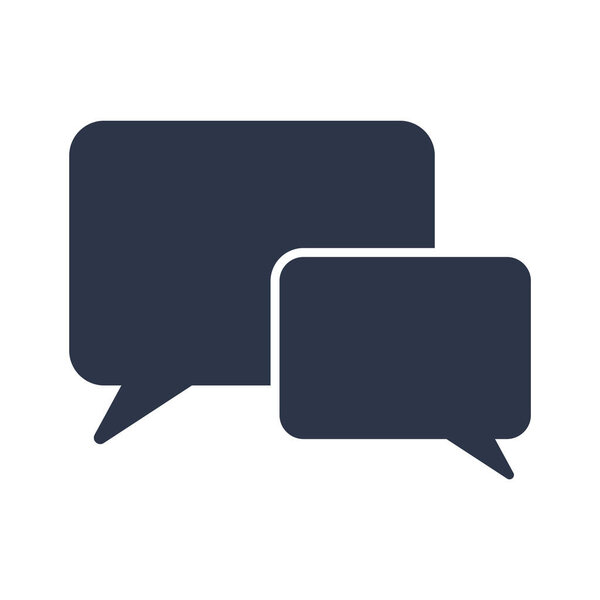 speech bubbles icon, vector illustration