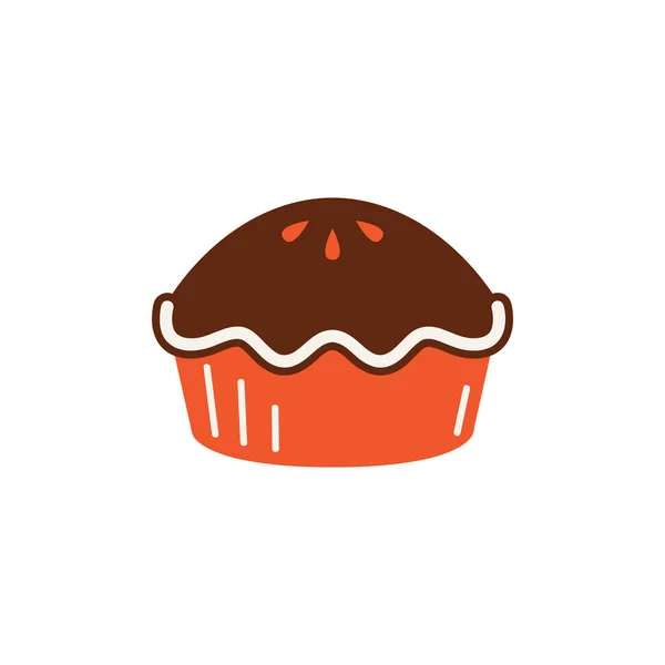 Tarta Ilustración Vectorial Diseño — Vector de stock