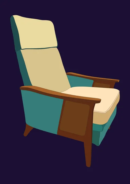 Stuhl Stilisierte Vektorillustration — Stockvektor