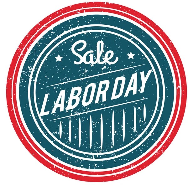 Labor Day Label Flat Icon Vector Illustration — Stock Vector