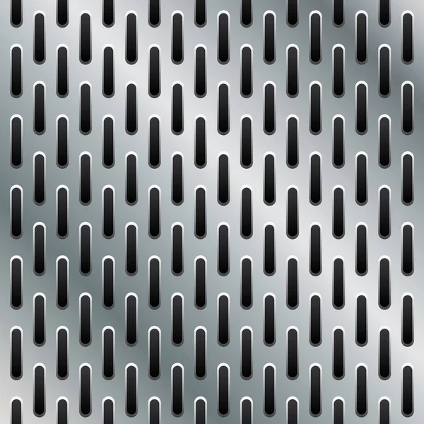 Black White Background Perforated Pattern — Stock Vector