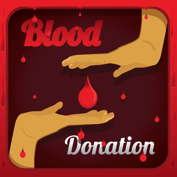 Иконка Донора Крови Векторная Иллюстрация — стоковый вектор