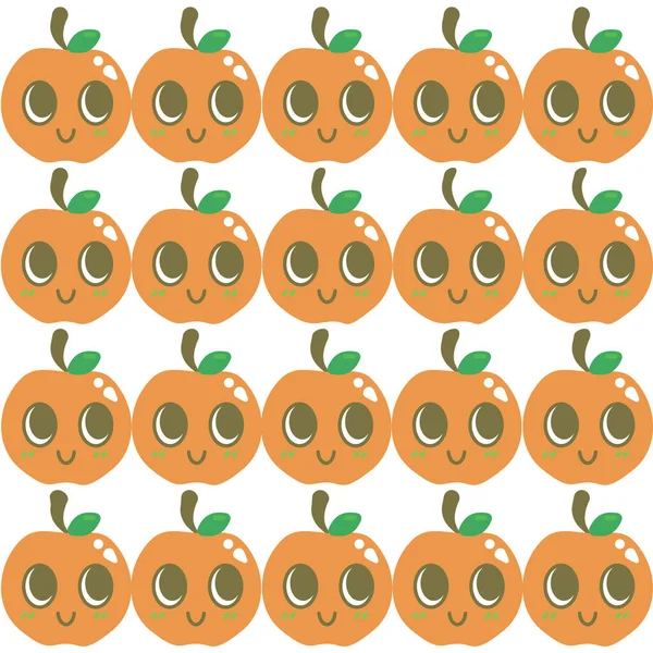 Orangefarbener Hintergrund Designvektorillustration — Stockvektor