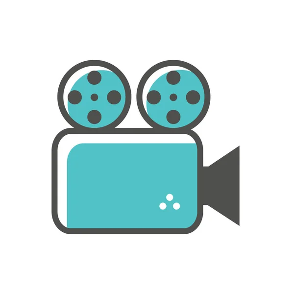 Video Camera Icon Vector Illustration — Stock Vector