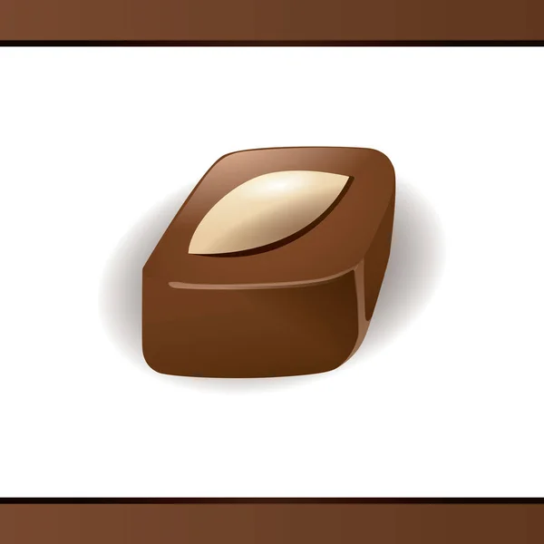 Vector Illustratie Van Chocolade Icoon — Stockvector