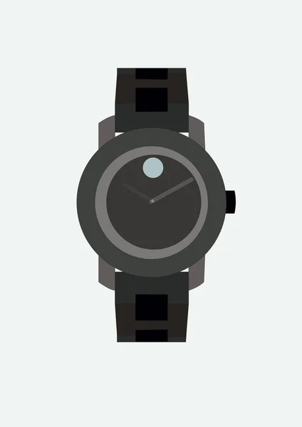 Reloj Pulsera Ilustración Vectorial Estilizada — Vector de stock