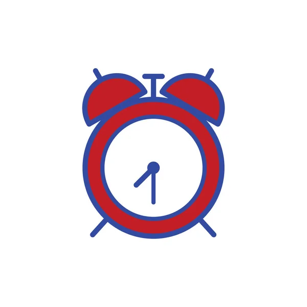 Reloj Despertador Ilustración Vector Estilizado — Vector de stock