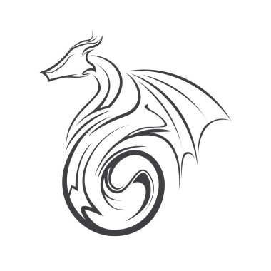 Kabile dövmesi stilize vektör illüstrasyonu