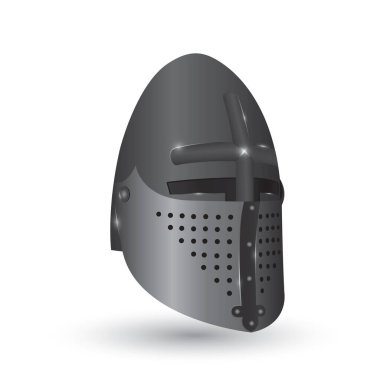 Şövalye miğferi, tasarım vektörü çizimi