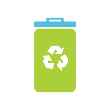 Geri dönüşüm kutusu, tasarım vektörü illüstrasyonu