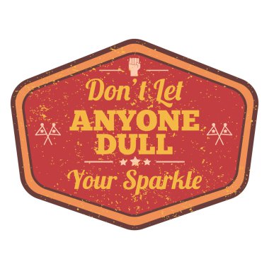 ilham verici alıntı vektör illüstrasyonu