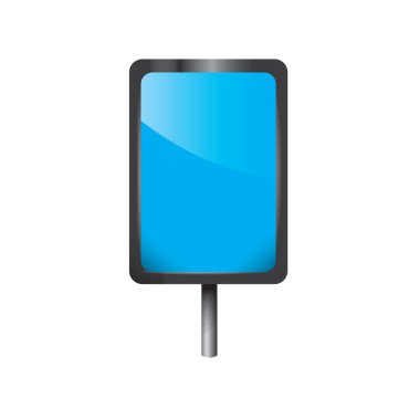 Boş Billboard, vektör illüstrasyonu