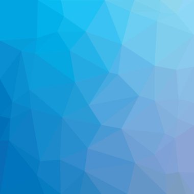 soyut mavi çokgen arkaplan. vektör illüstrasyonu