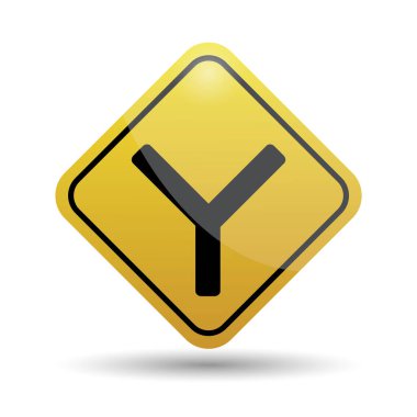 yol işareti renk vektörü çizimi