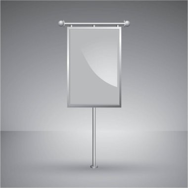 Boş Billboard, vektör illüstrasyonu