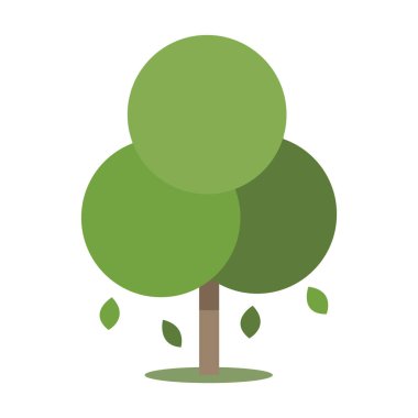 Vektör illüstrasyonu, doğa simgesi unsuru arkaplanı