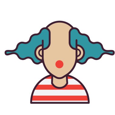 Avatar kişi tasarımı, vektör illüstrasyon eps10 grafiği