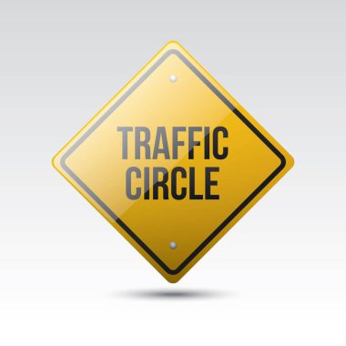 yol işareti renk vektörü çizimi