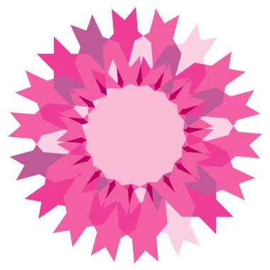 Çiçek arkaplanı biçimlendirilmiş vektör çizimi