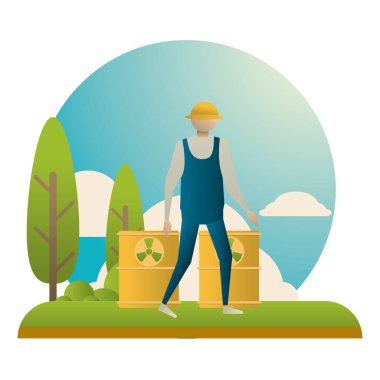 Çevre dostu simge, biçimlendirilmiş vektör illüstrasyonu