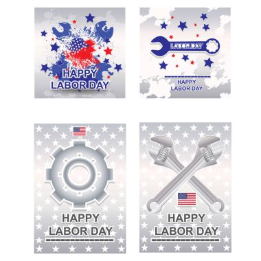 Çalışma günü arkaplanı biçimlendirilmiş vektör illüstrasyonu