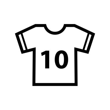 t-shirt simgesi vektörü