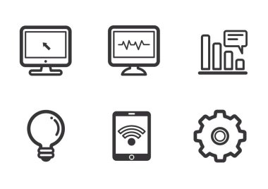 Vektör illüstrasyonu, simge ögesi arkaplanı