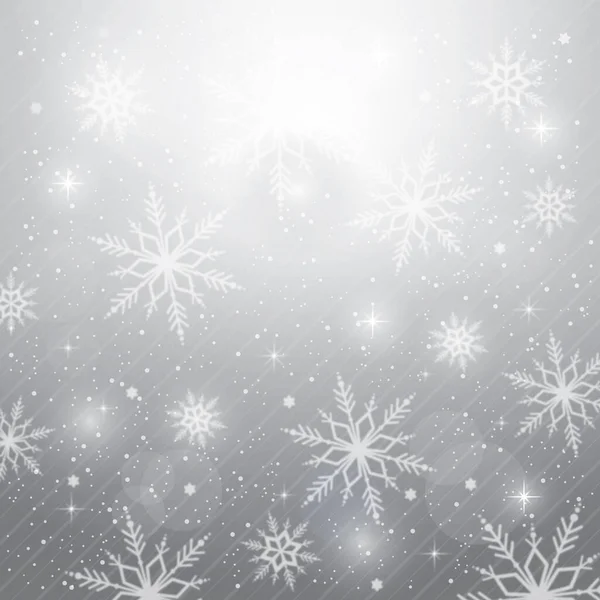 Fond Motifs Flocons Neige Illustration Vectorielle Conception — Image vectorielle