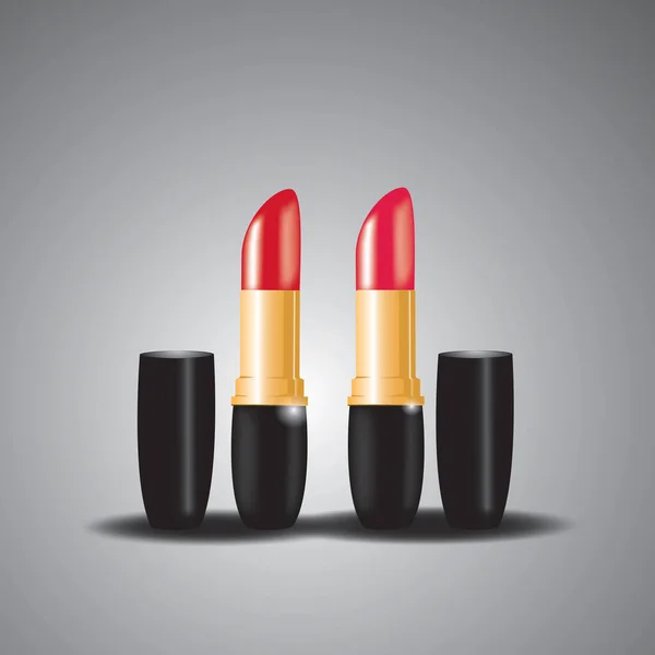 Eine Lippenstift Illustration Flaches Symbol Vektor Illustration — Stockvektor