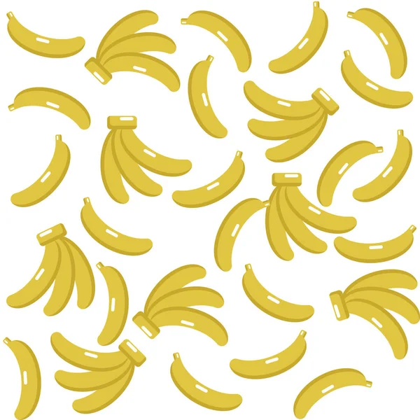 Fondo Plátanos Diseño Vector Ilustración — Vector de stock