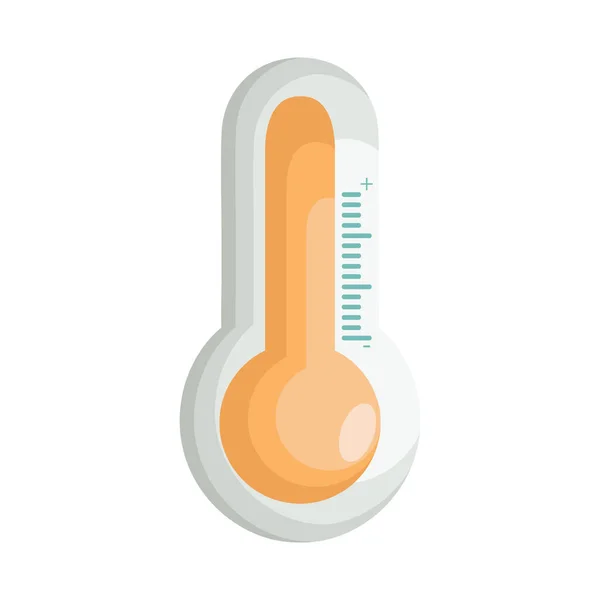 Thermometer Symbol Vektorabbildung — Stockvektor