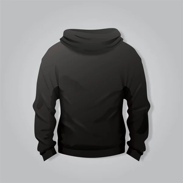 Plantilla Camiseta Negra — Vector de stock