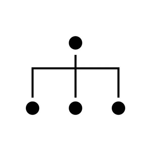 Vektorová Ilustrace Ikony Grafu — Stockový vektor
