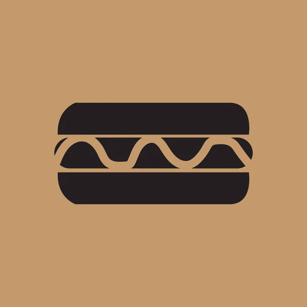 Hotdog Desenho Ilustração Vetorial — Vetor de Stock