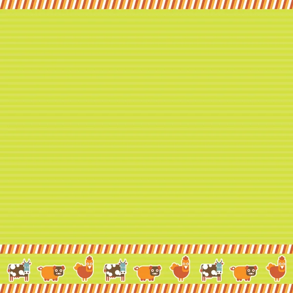 Çiftlik hayvanları düz simge, vektör illüstrasyonu tasarladılar