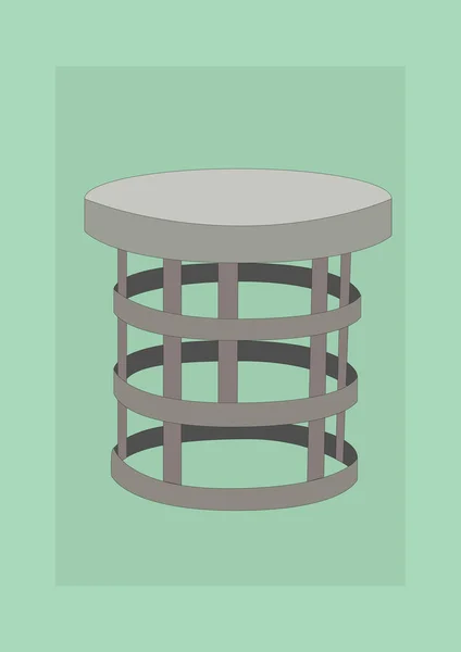 Table Appoint Illustration Vectorielle Design — Image vectorielle