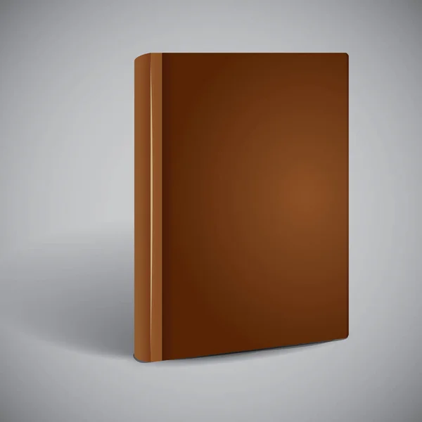 Ilustración Vectorial Cubierta Del Libro Blanco — Vector de stock