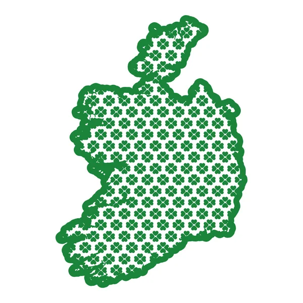 Mapa Irlanda Diseño Vector Ilustración — Archivo Imágenes Vectoriales