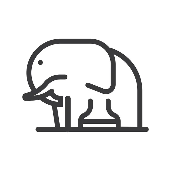 Ilustración Vectorial Del Icono Animal — Vector de stock