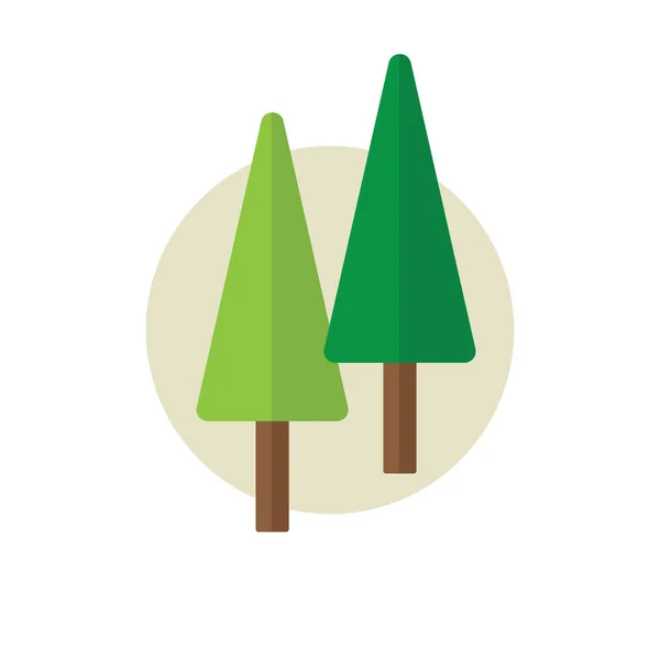 Ikona Drzewa Stylizowany Wektor Ilustracji — Wektor stockowy