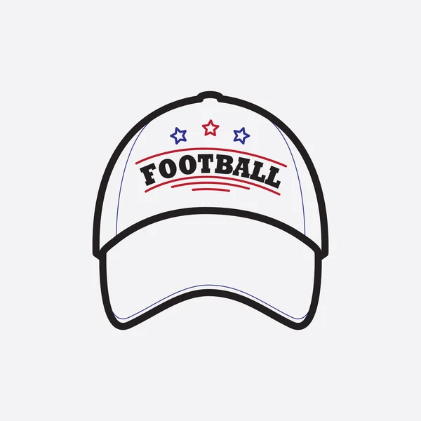 Icône Football Américain Illustration Vectorielle Colorée — Image vectorielle