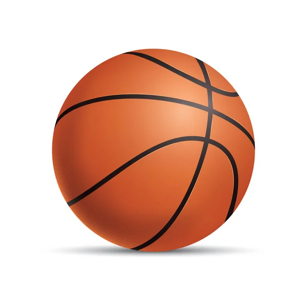 Баскетбольна Ікона Барвиста Векторна Ілюстрація — стоковий вектор