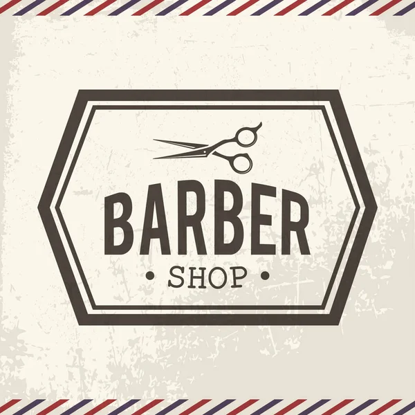 Barbershop Vector Illustratie Icoon — Stockvector